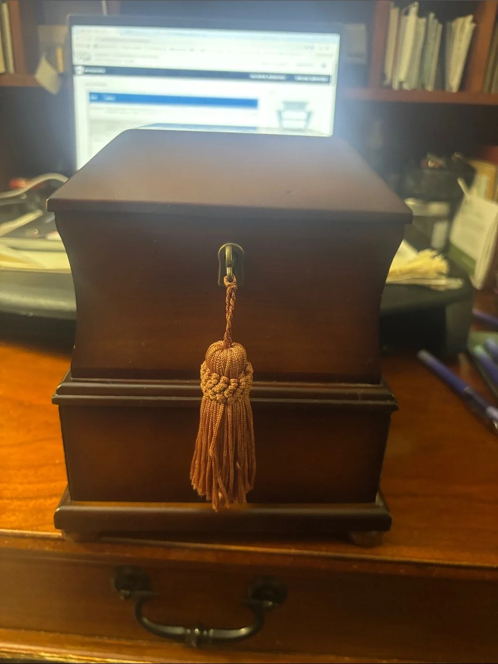 Bombay Wooden Jewelry Chest